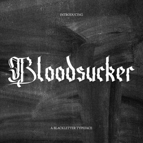 Bloodsucker Modern Blackletter cover image.