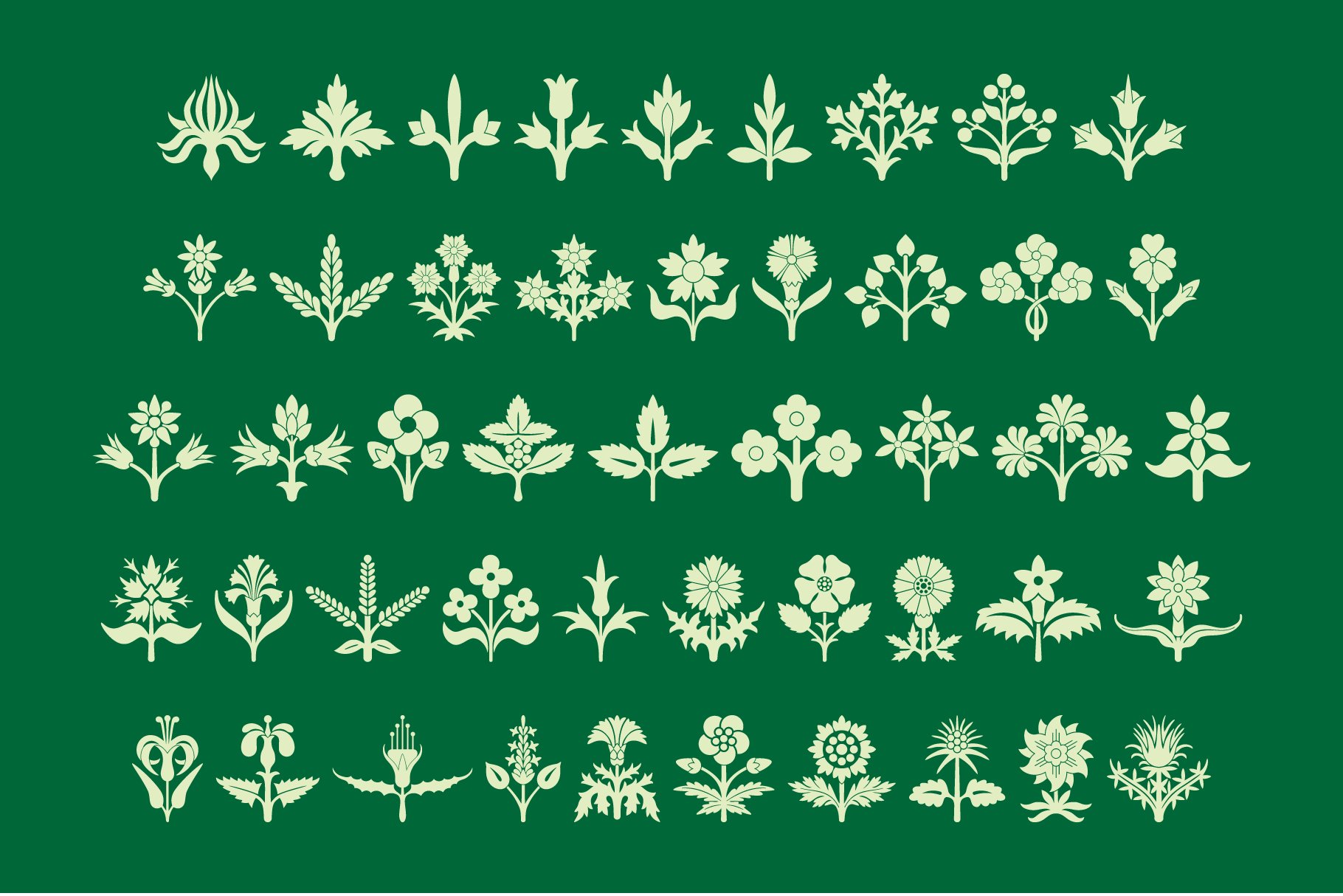 blooming ornaments banners 10 878