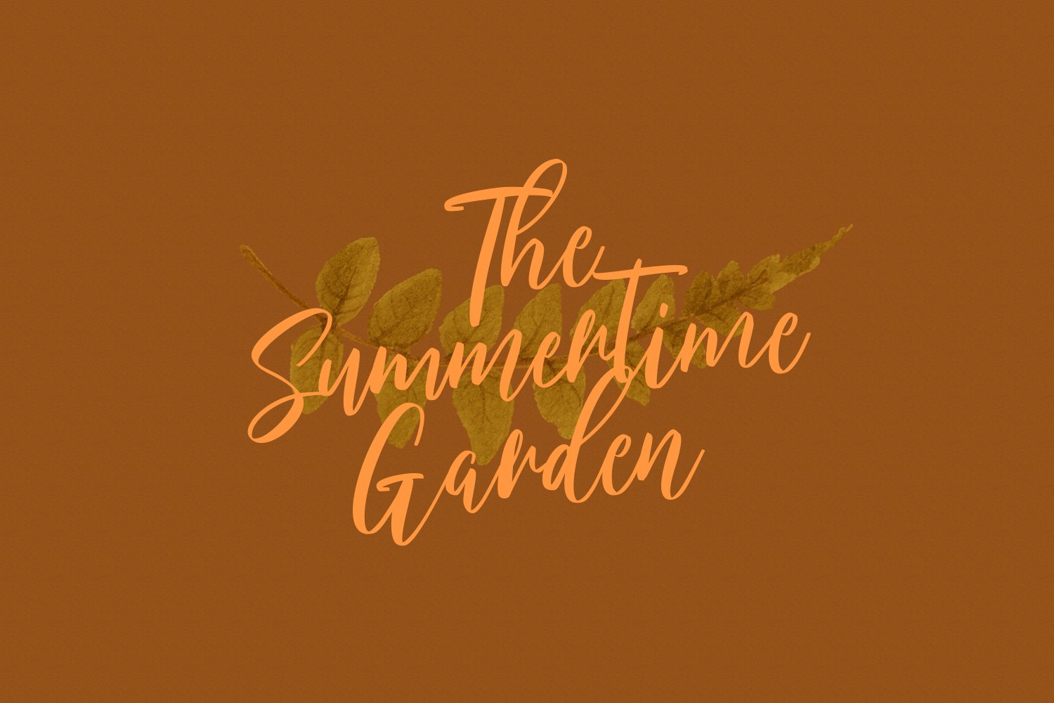 Bloomshine Script Font preview image.