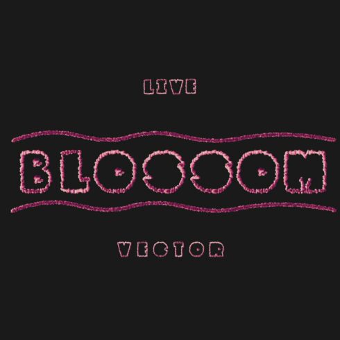 Vector Alphabet. Blossom cover image.