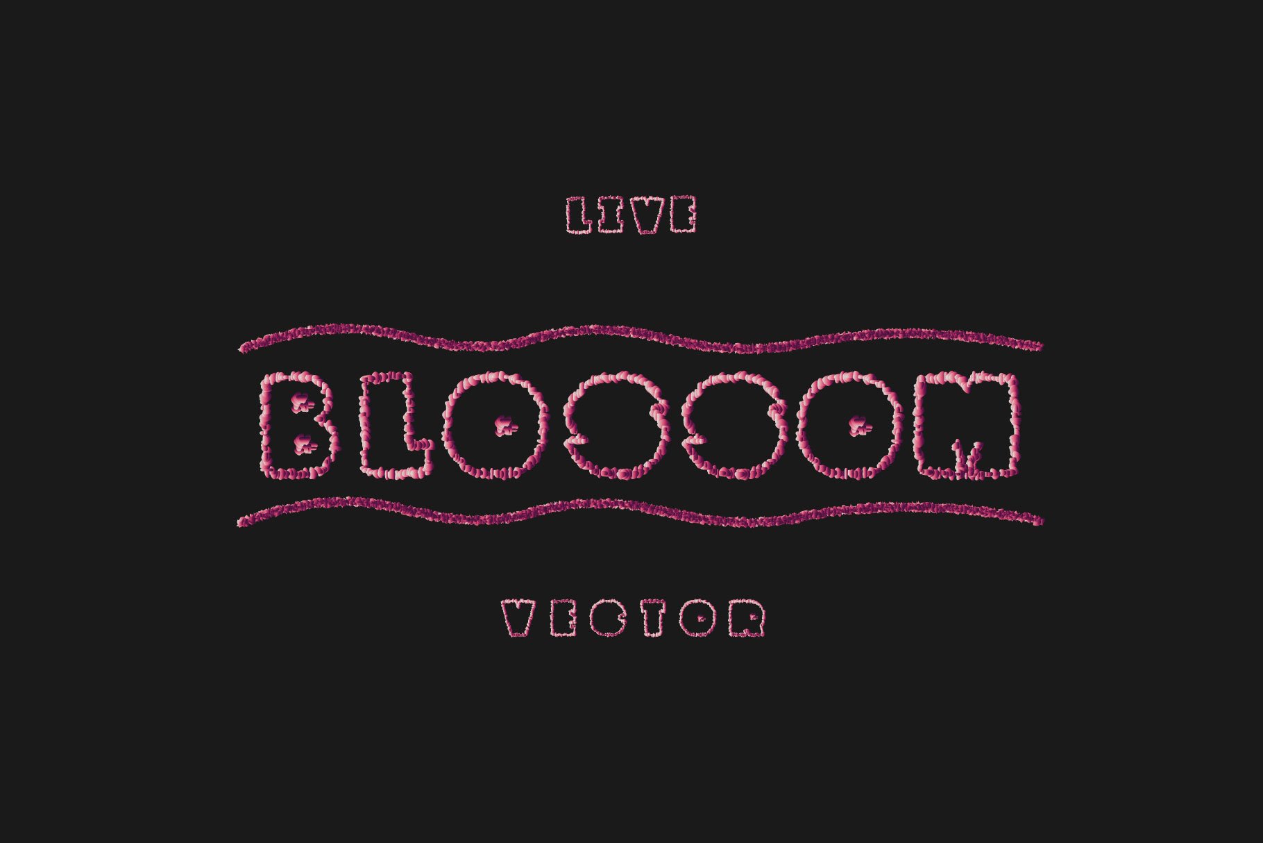 Vector Alphabet. Blossom cover image.