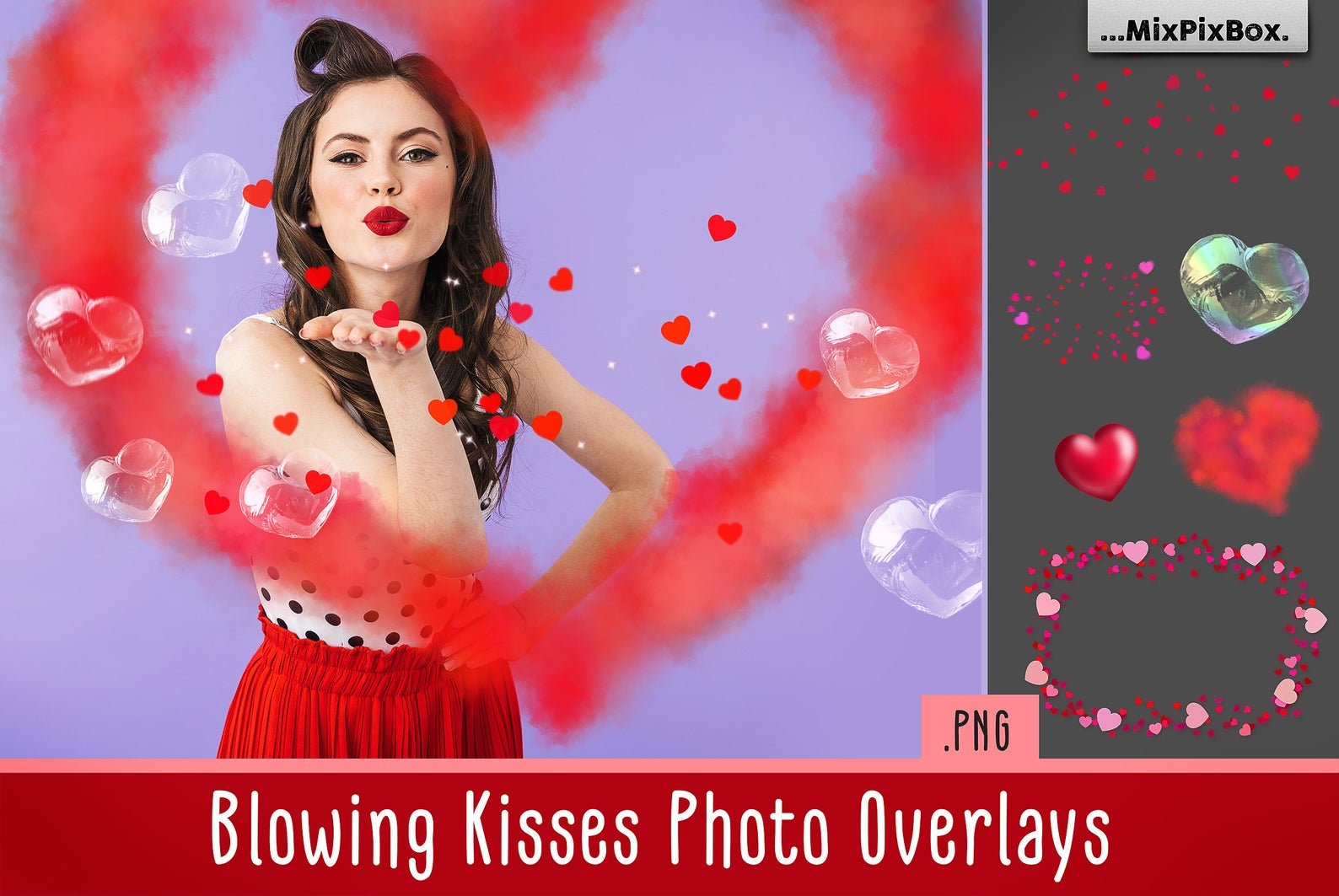 Blowing Kisses Photo Overlayscover image.