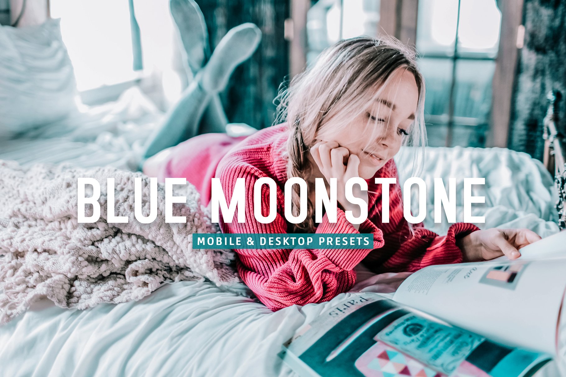 Blue Moonstone Pro Lightroom Presetscover image.