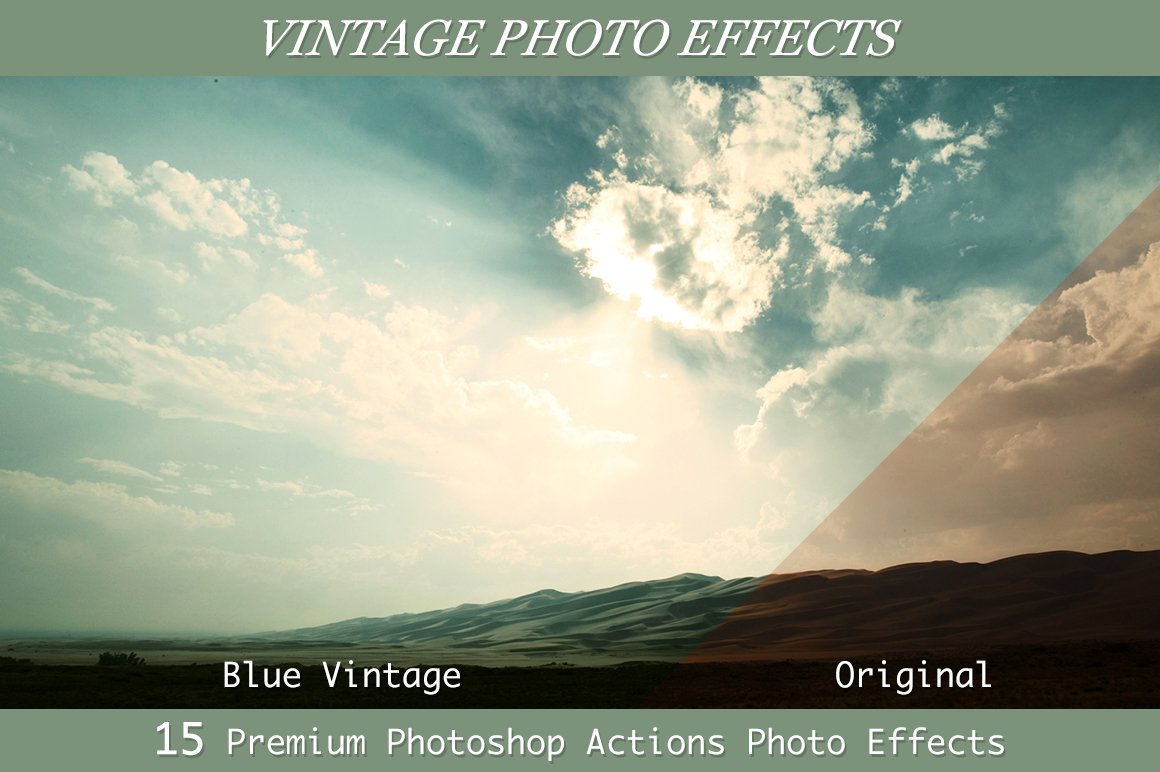 blue vintage 989