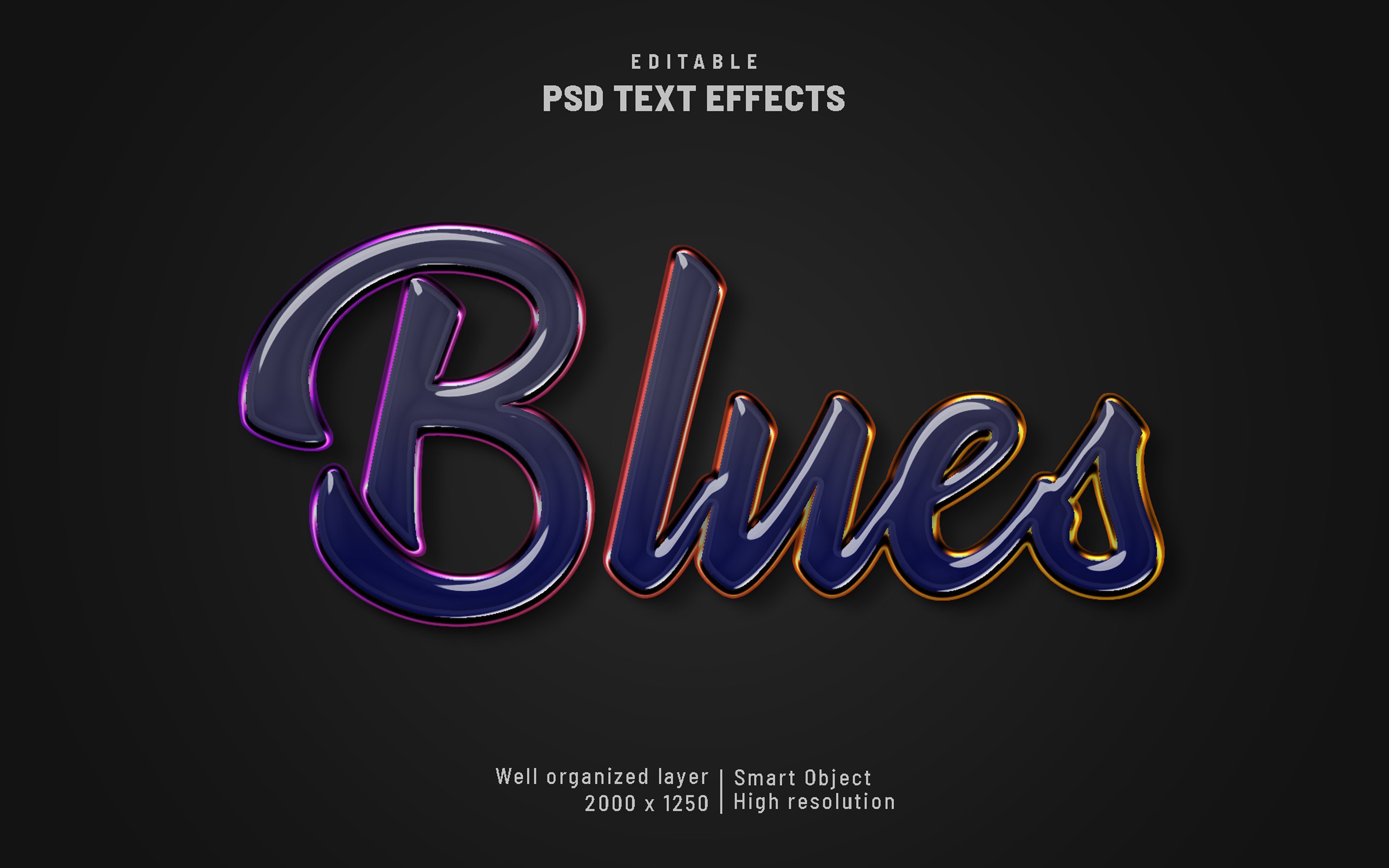 Blues glass light editable textcover image.