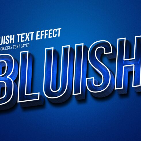Bluish Psd Text Style Effectcover image.
