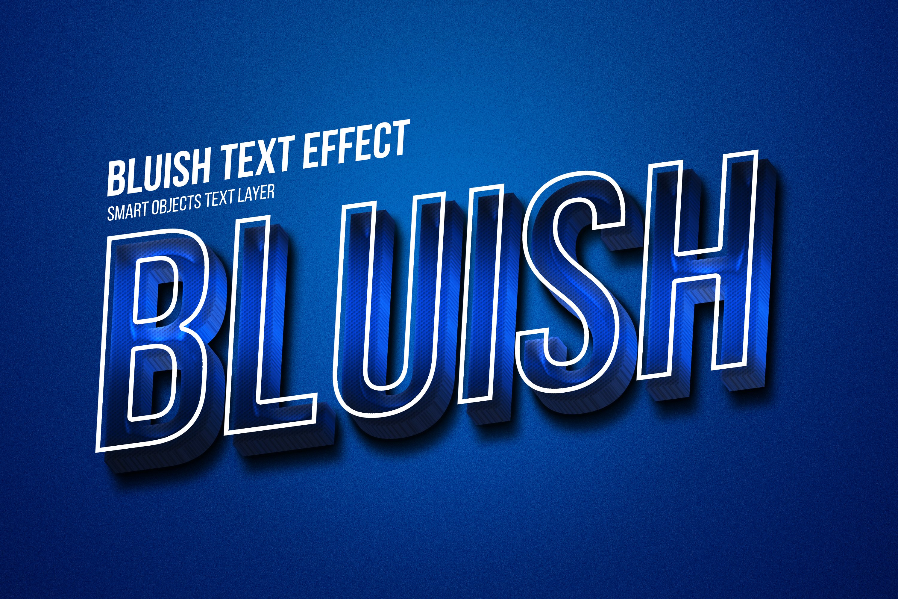 Bluish Psd Text Style Effectcover image.