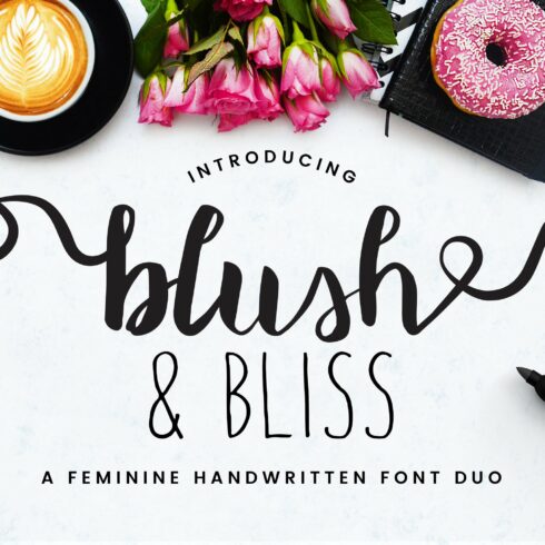 Blush & Bliss | A Font Duo cover image.