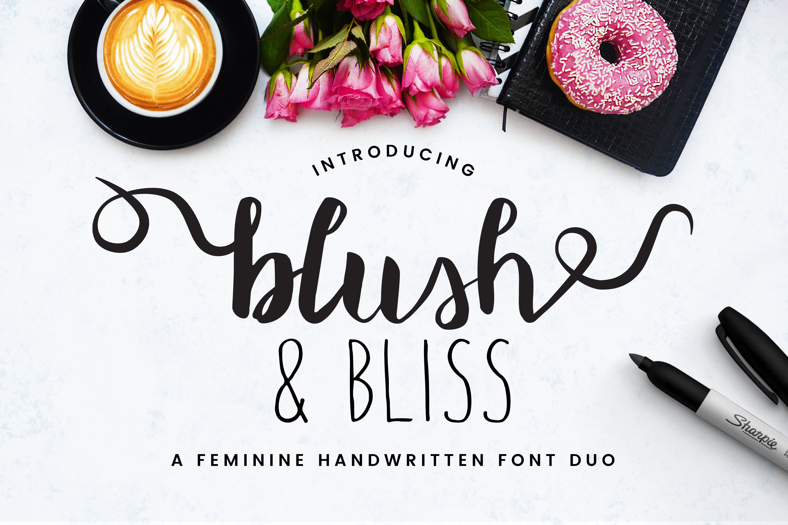 Blush & Bliss | A Font Duo cover image.
