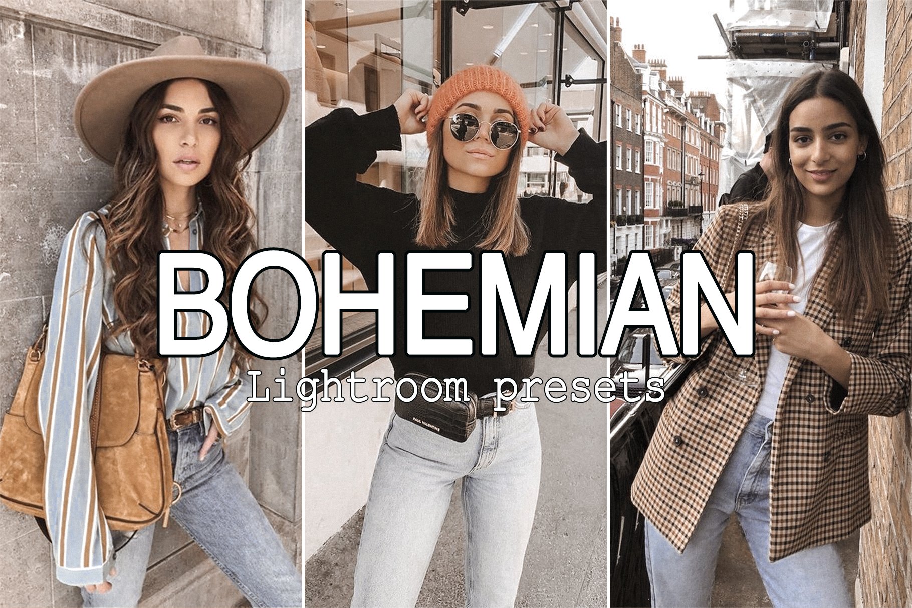 3 Bohemian Lightroom Presetscover image.