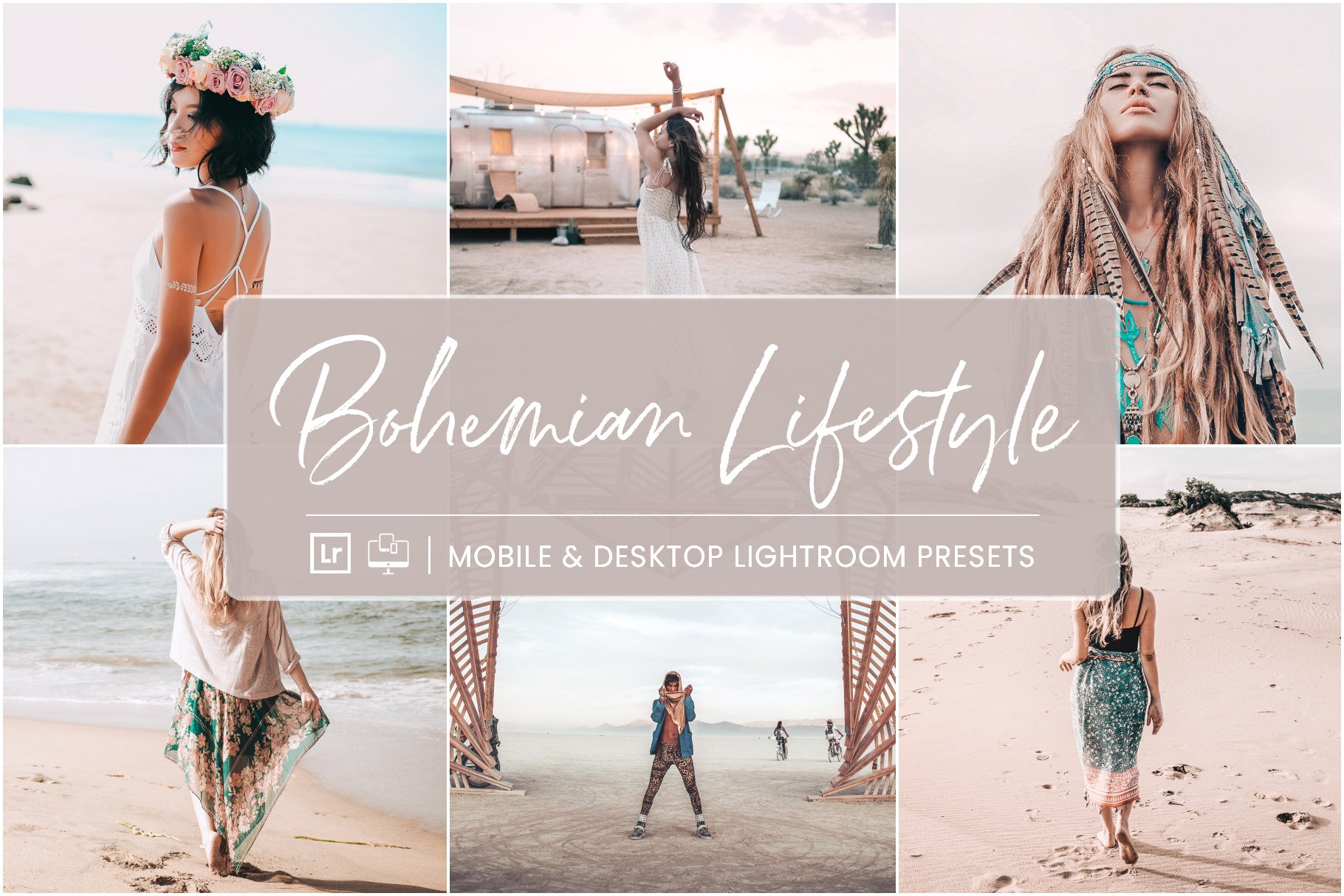 BOHEMIAN LIFESTYLE LIGHTROOM PRESETScover image.