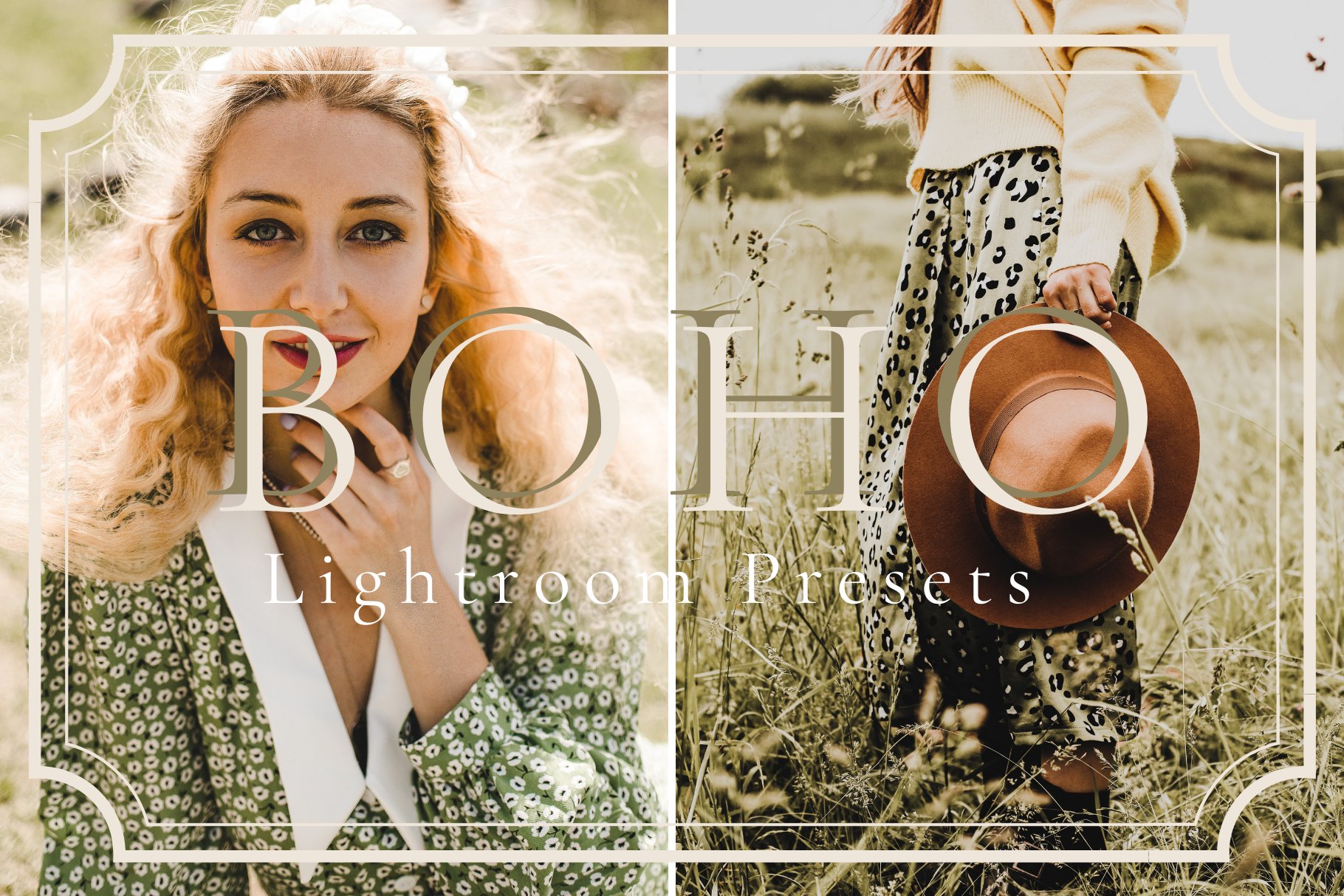 Boho Lightroom Presets Collectioncover image.