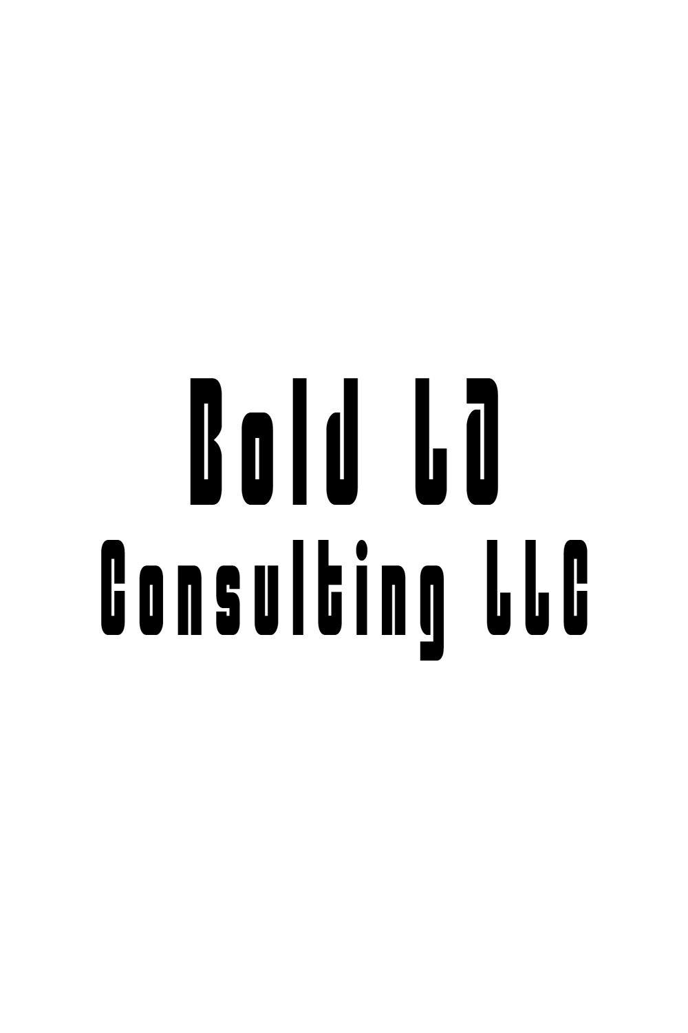 Bold LA Consulting LLC - TShirt Print Design pinterest preview image.