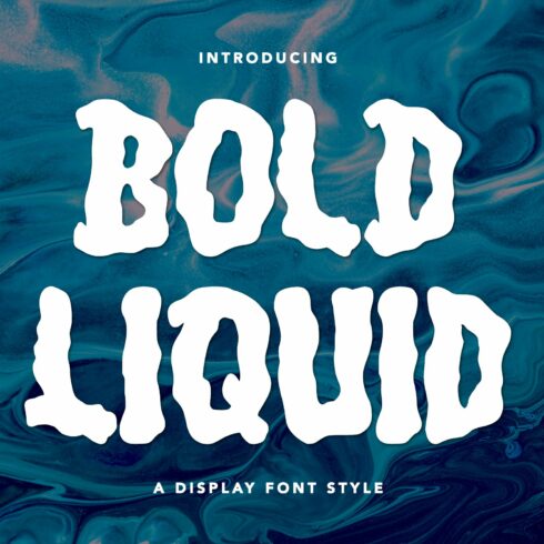 BoldLiquid - Display Font cover image.