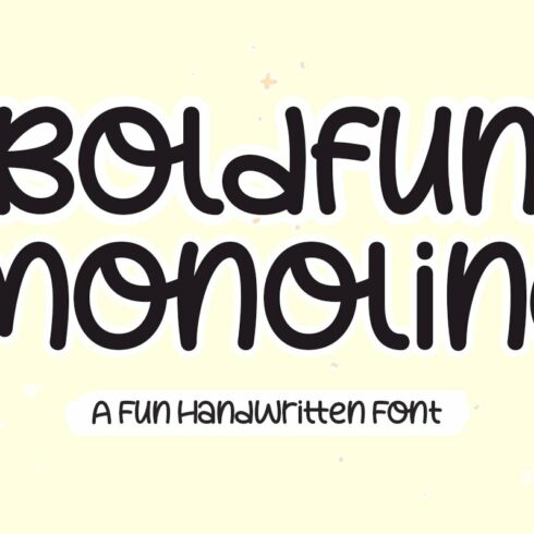 Boldfun Monoline cover image.