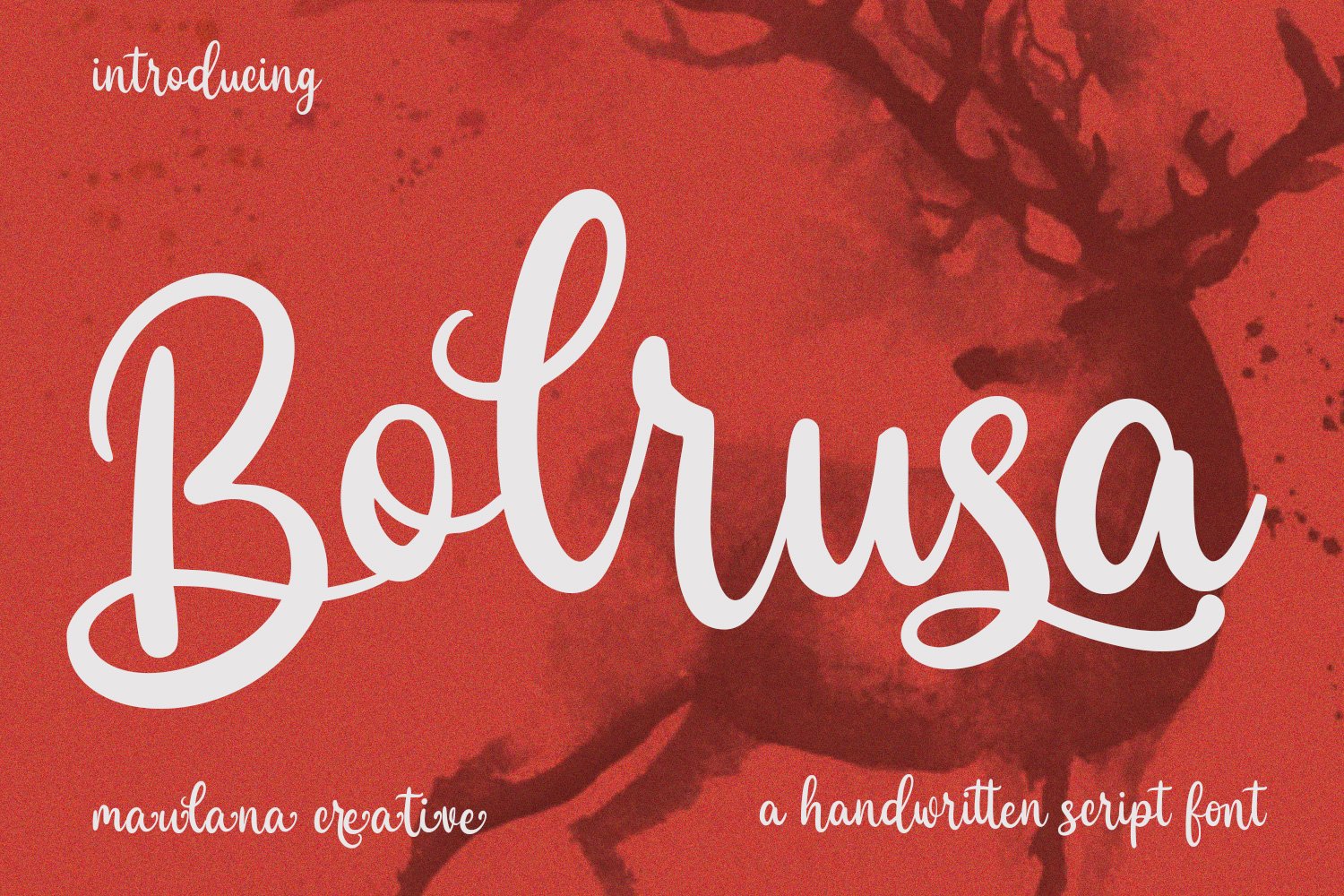 Bolrusa Script Font cover image.