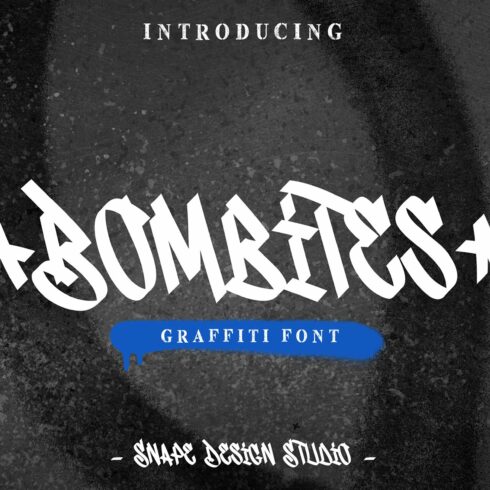 Bombites - Graffiti Font cover image.