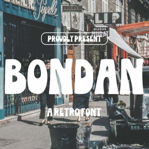 Bondan Display Font cover image.