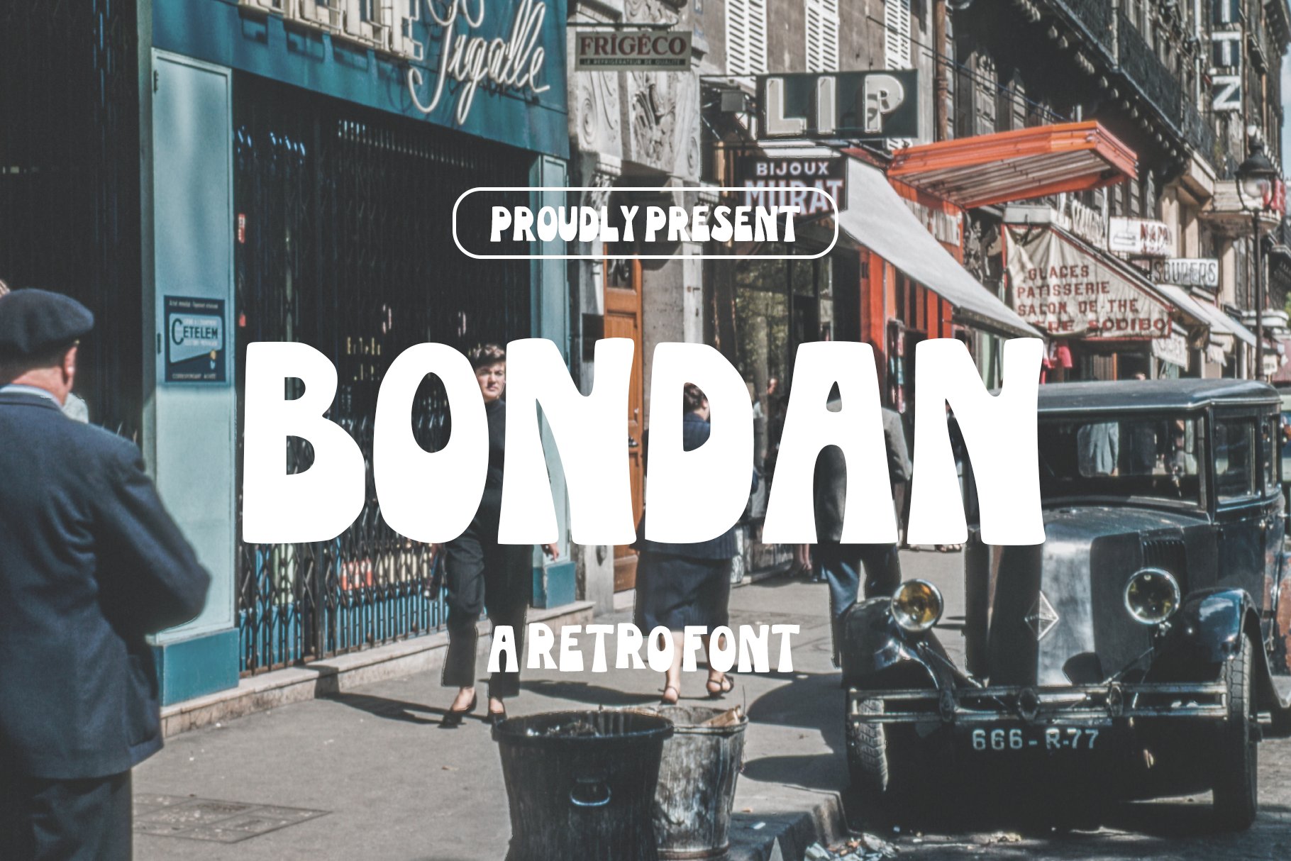 Bondan Display Font cover image.