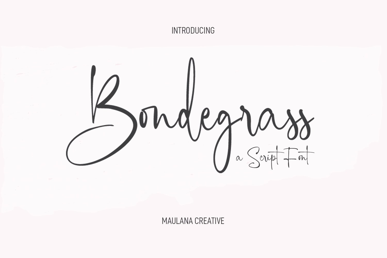 Bondegrass Script Font cover image.