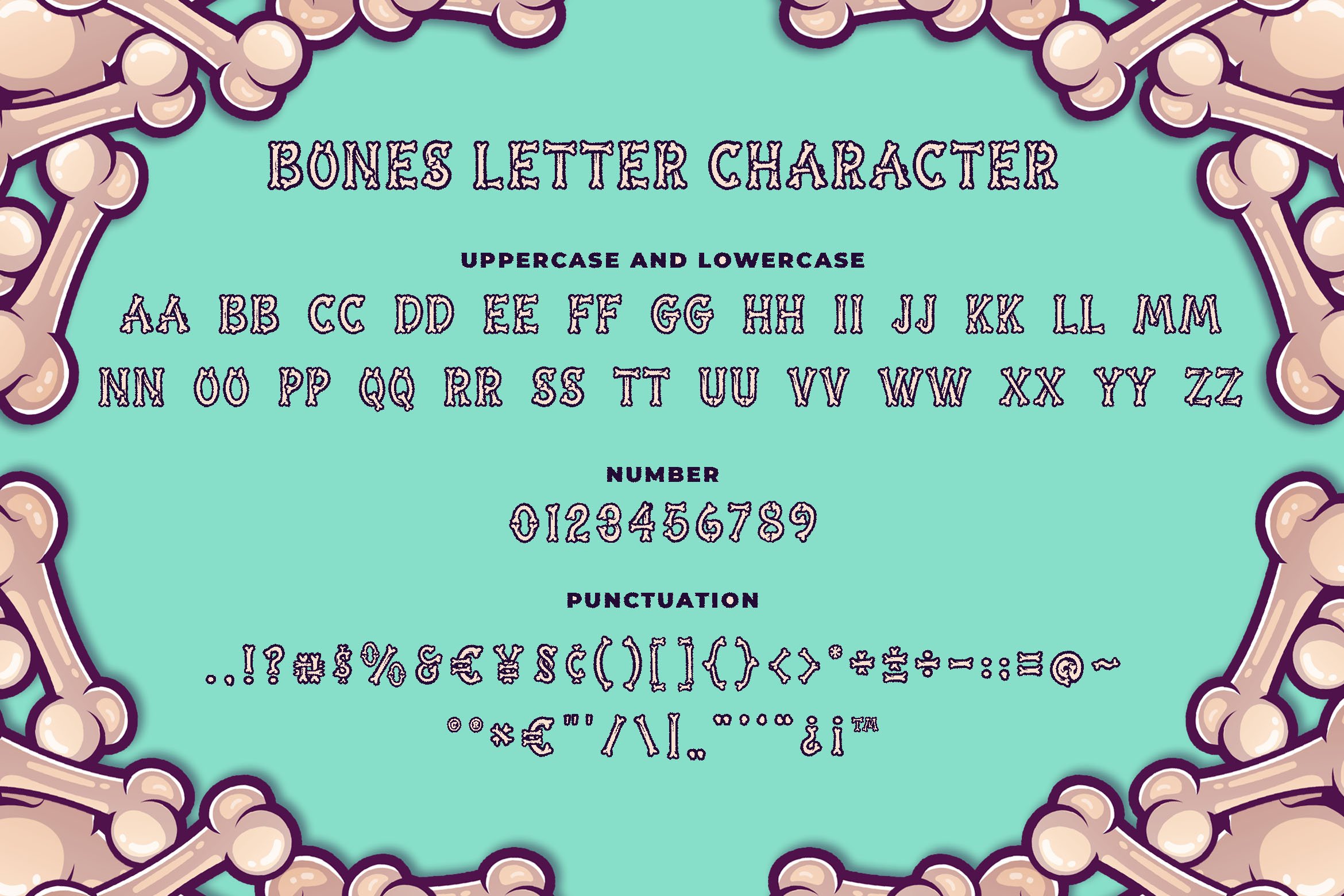 bones letter 6 894