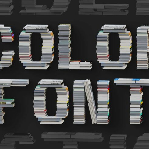 Books - Color Font cover image.