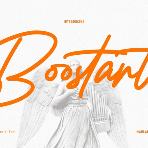Boostart Script Font cover image.
