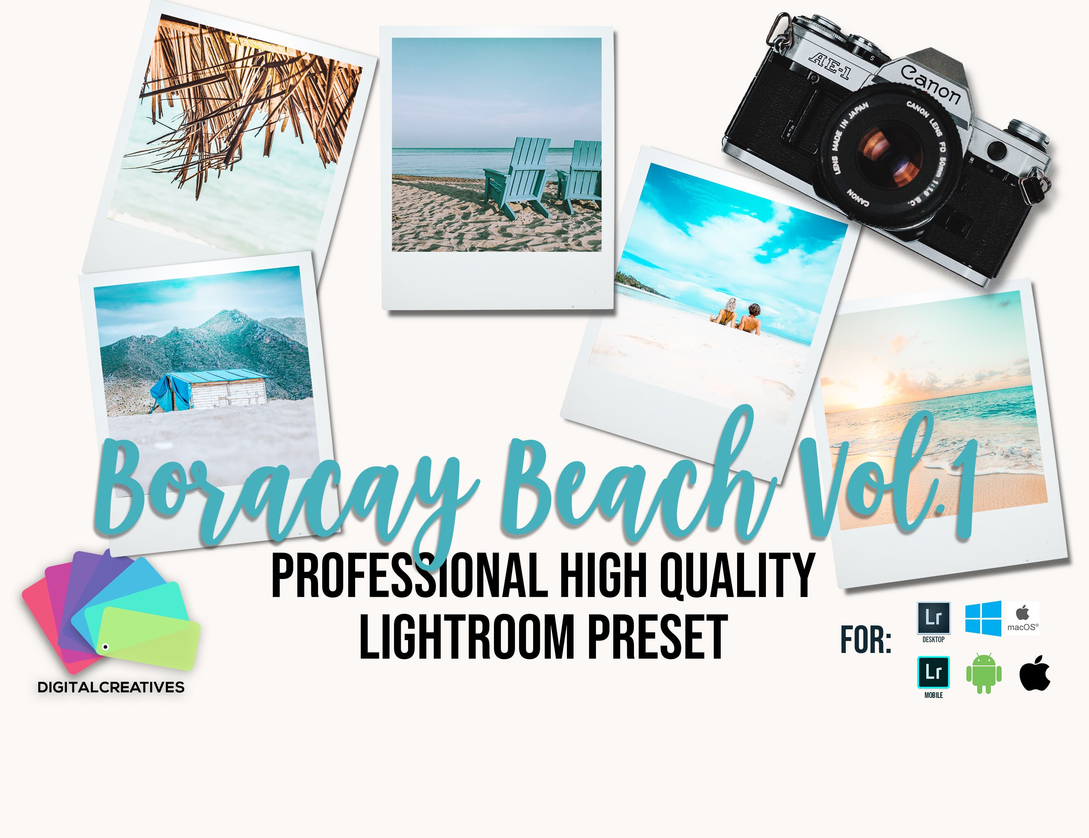 Boracay Beach Lightroom Preset Vol 1cover image.