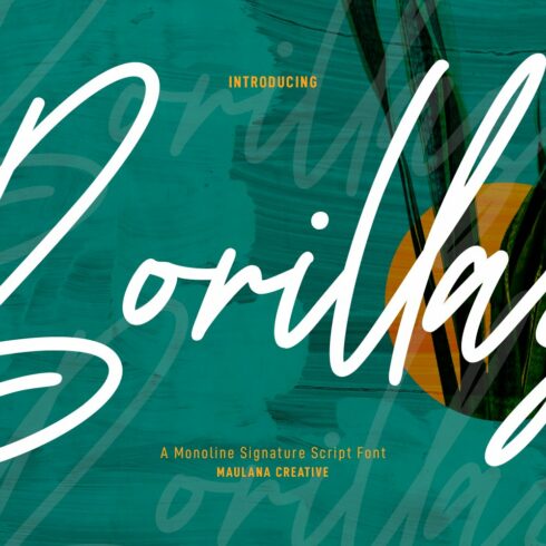 Borillaz Signature Script Font cover image.