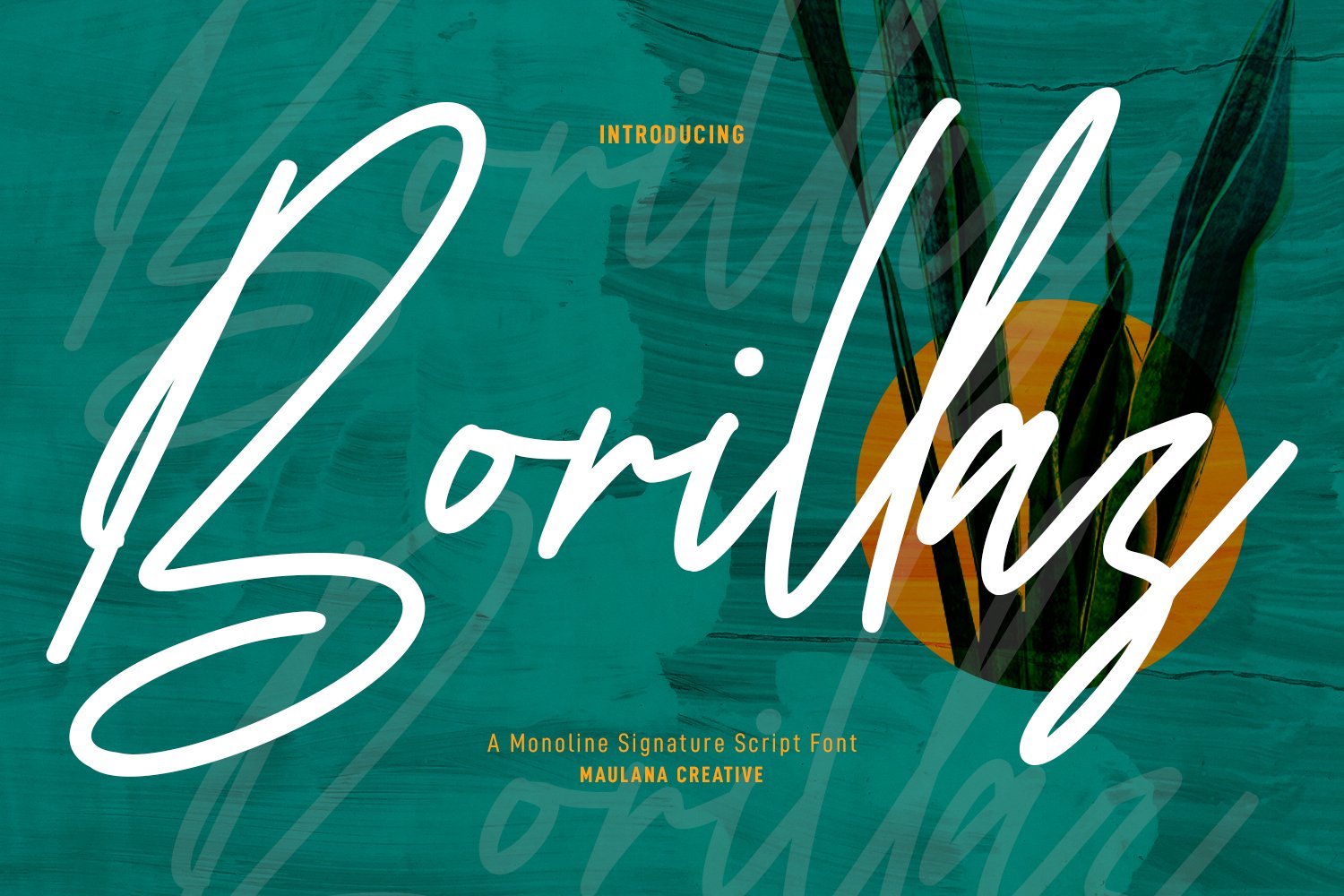 Borillaz Signature Script Font cover image.