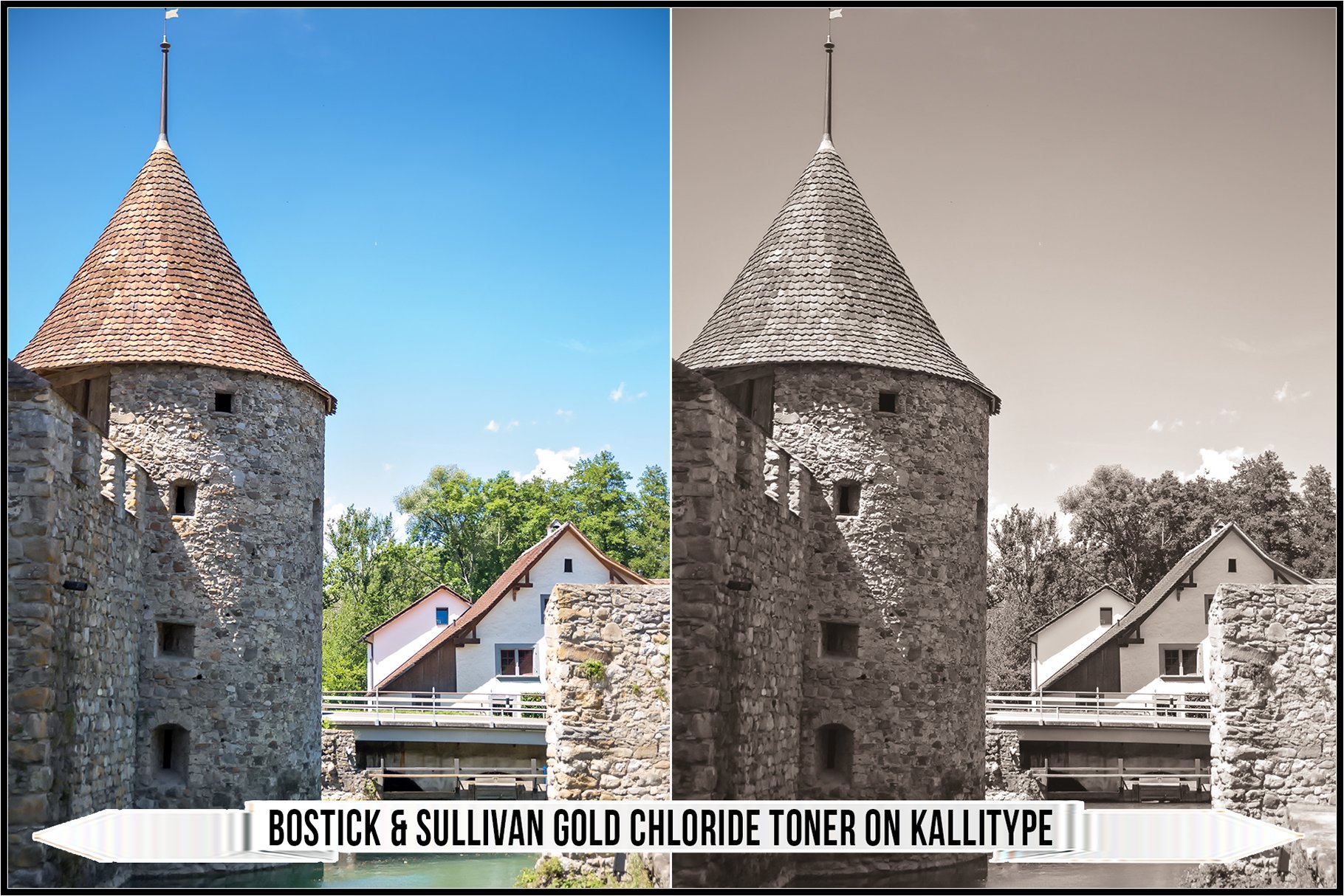 bostick sullivan gold chloride toner on kallitype 105