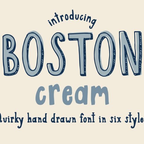 Boston Cream Sans and Serif cover image.