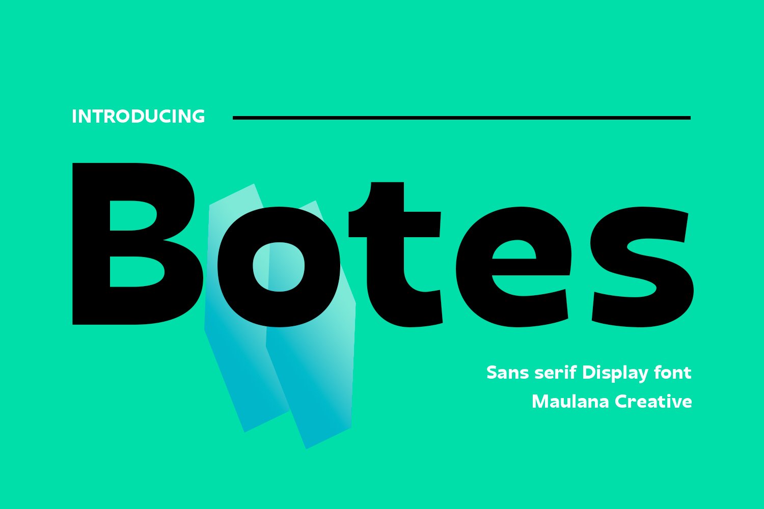 Botes Sans Font cover image.