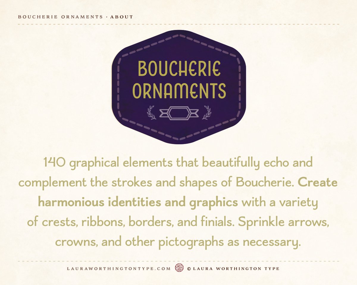 Boucherie Ornaments preview image.