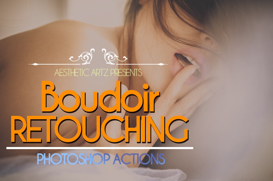 Boudoir Retouching Photoshop Actionscover image.