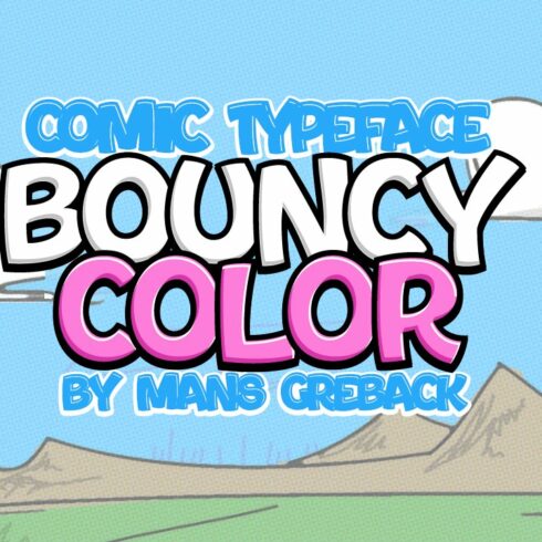 Bouncy Color – Five Color Fonts! cover image.