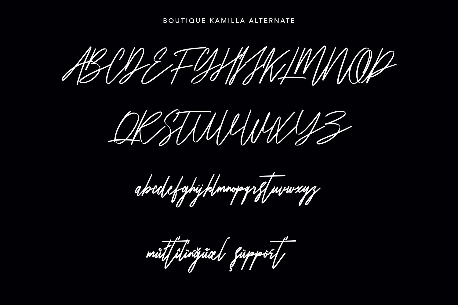 boutique kamilla signature typeface 11 437