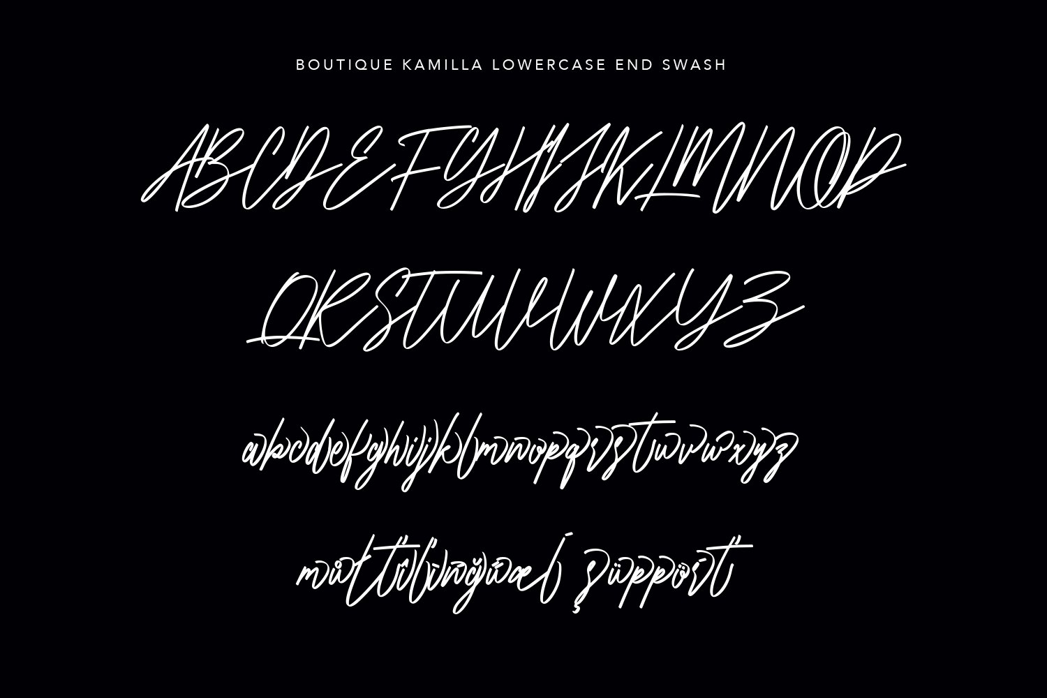 boutique kamilla signature typeface 12 298