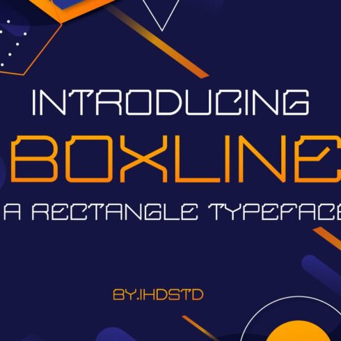 Boxline Rectangle Typeface cover image.