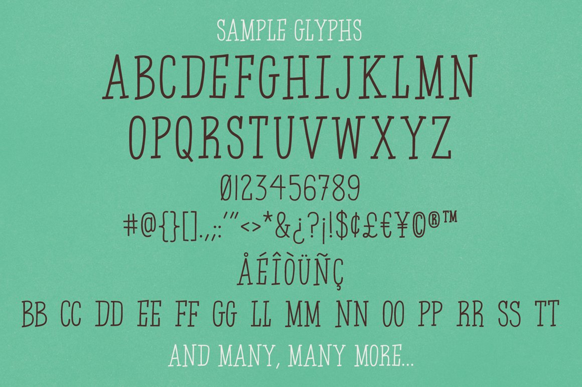 boydetective serif display font typeface hand drawn cm 5 456