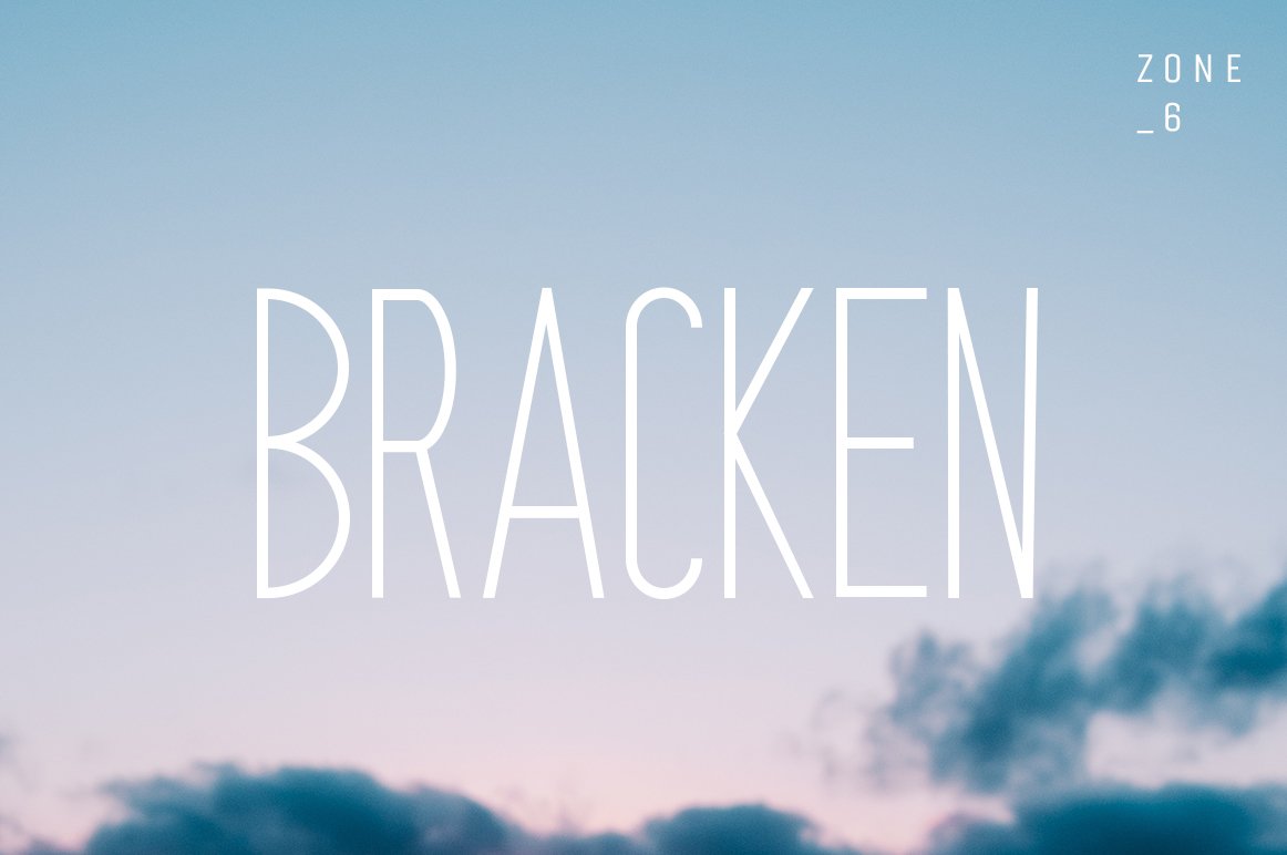 Bracken | A Hipster Font Family cover image.