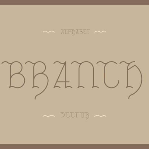 Vector Alphabet. Branch cover image.