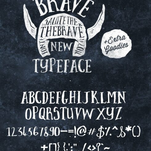 Brave New Font Pack & Graphic Extras cover image.