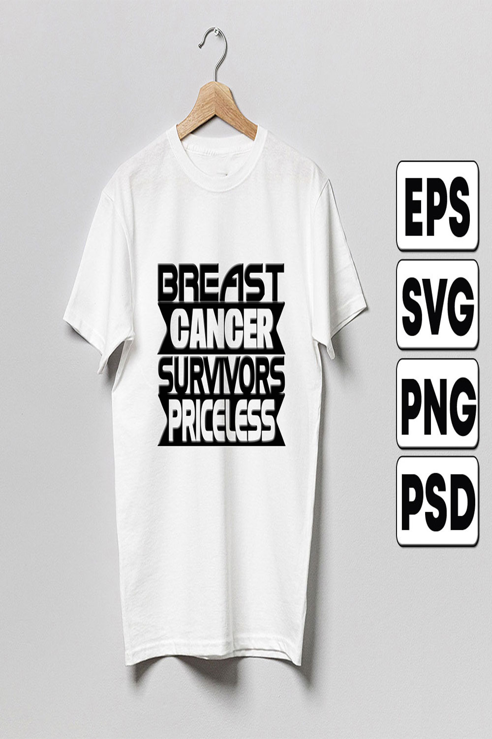 Breast Cancer Survivors Priceless pinterest preview image.