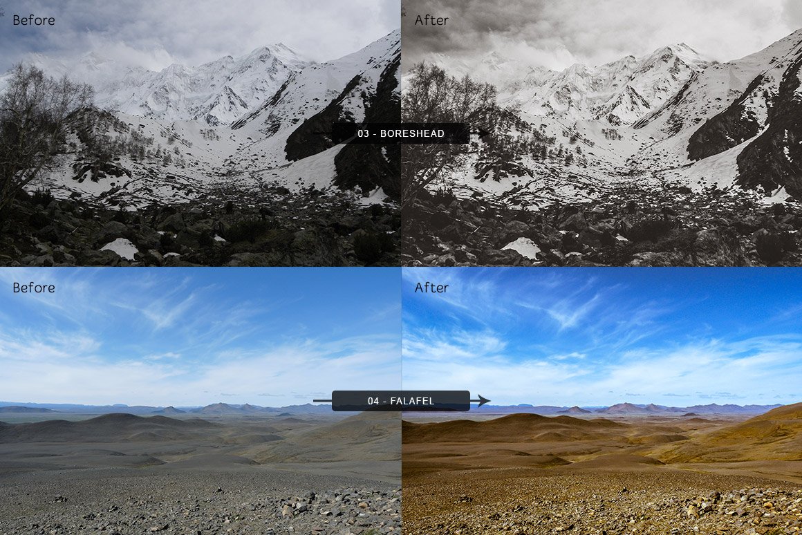 Landscapes Lightroom Presets Vol 1preview image.