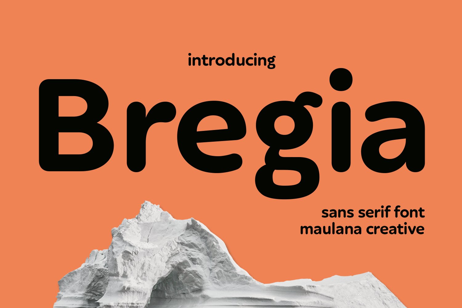 Bregia Soft Sans Display Font cover image.