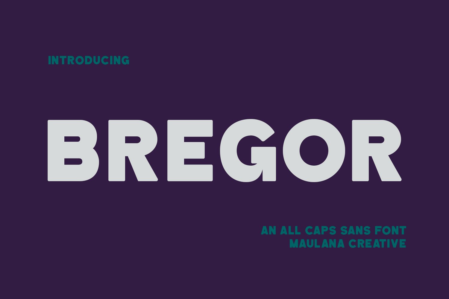 Bregor Sans Display Font cover image.