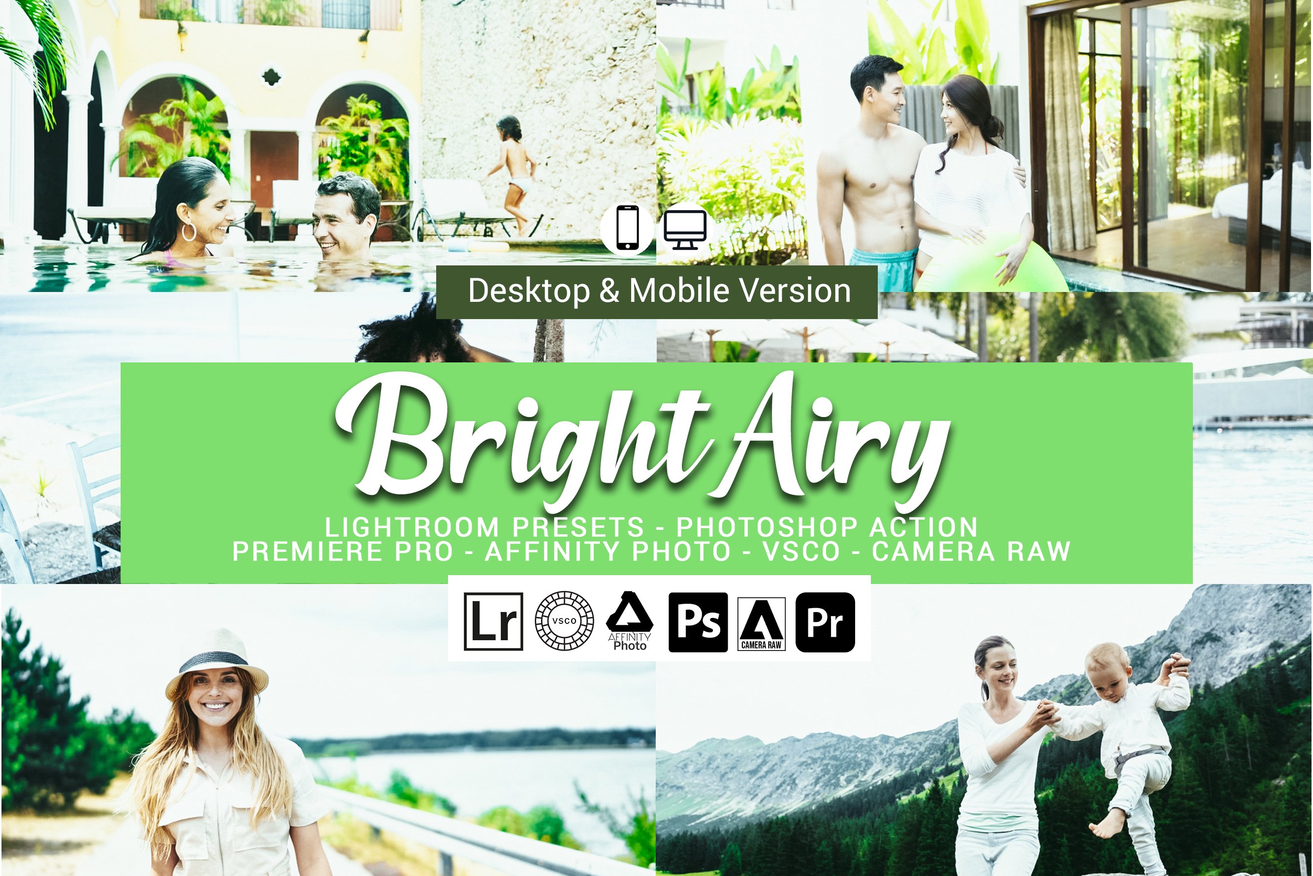 Bright Airy Lightroom Presetscover image.