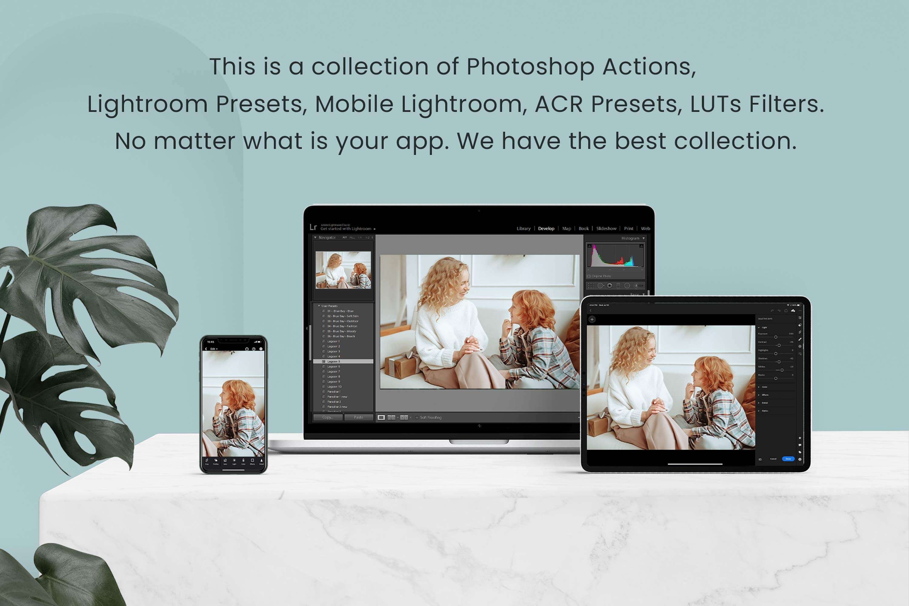 11 Bright & Airy Photo Preset Actionpreview image.