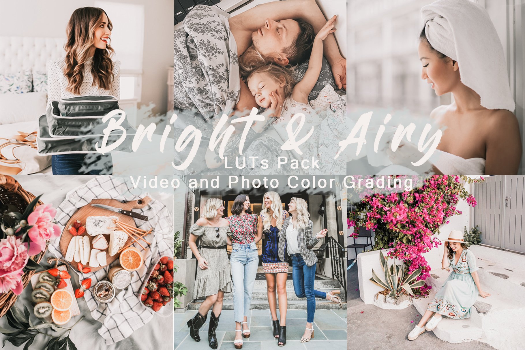 Bright & Airy | LUTs Pack for Videocover image.